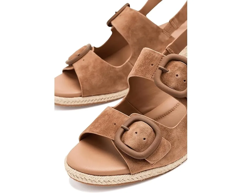 Сандалии Greca от Gentle Souls by Kenneth Cole на танкетке и с кожаным верхом