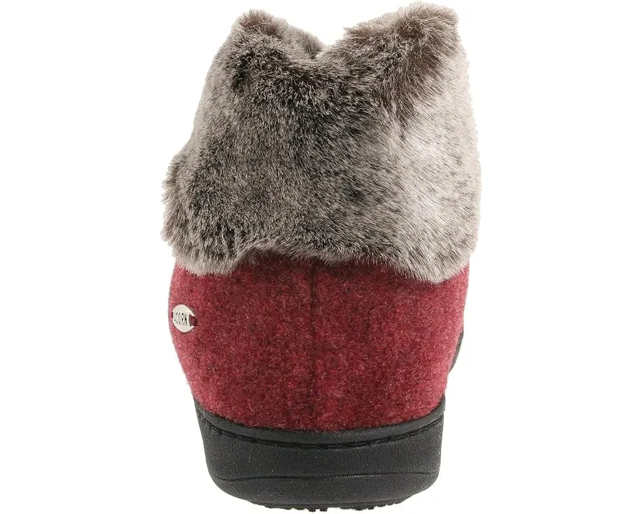 Тапочки Acorn Faux Chinchilla Bootie II с подкладкой