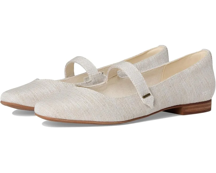 Туфли-лодочки TOMS Bianca из замши с квадратным носком и ремешком