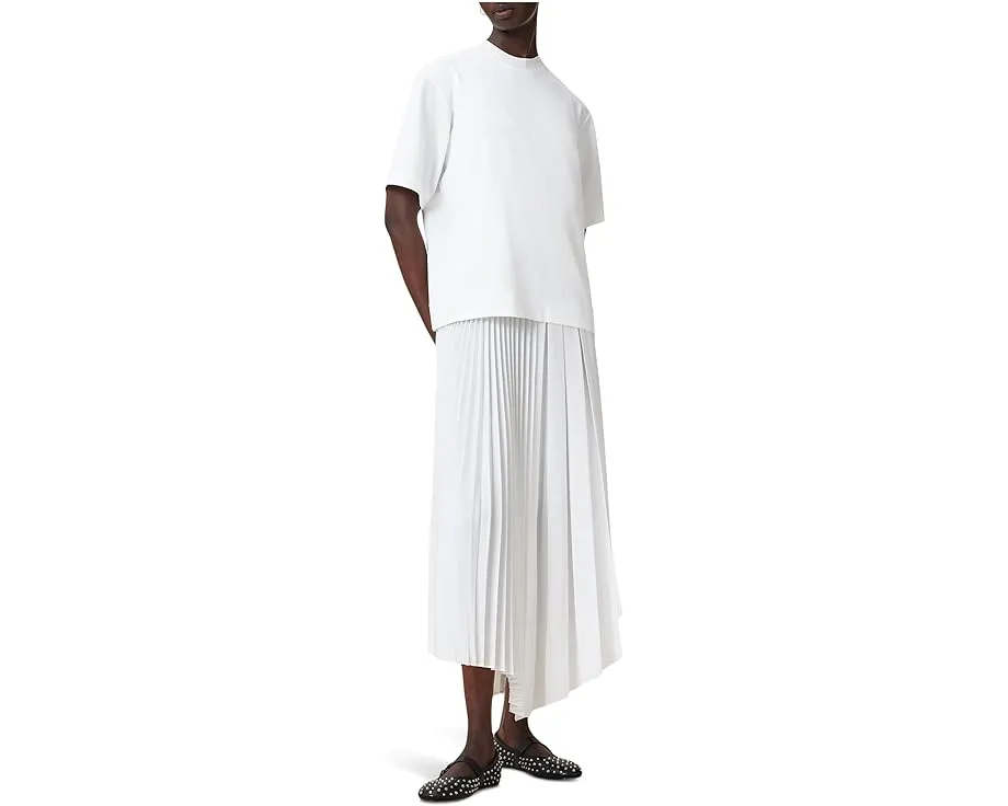 Платье-футболка AllSaints Jax Tee с отстегивающимся верхом