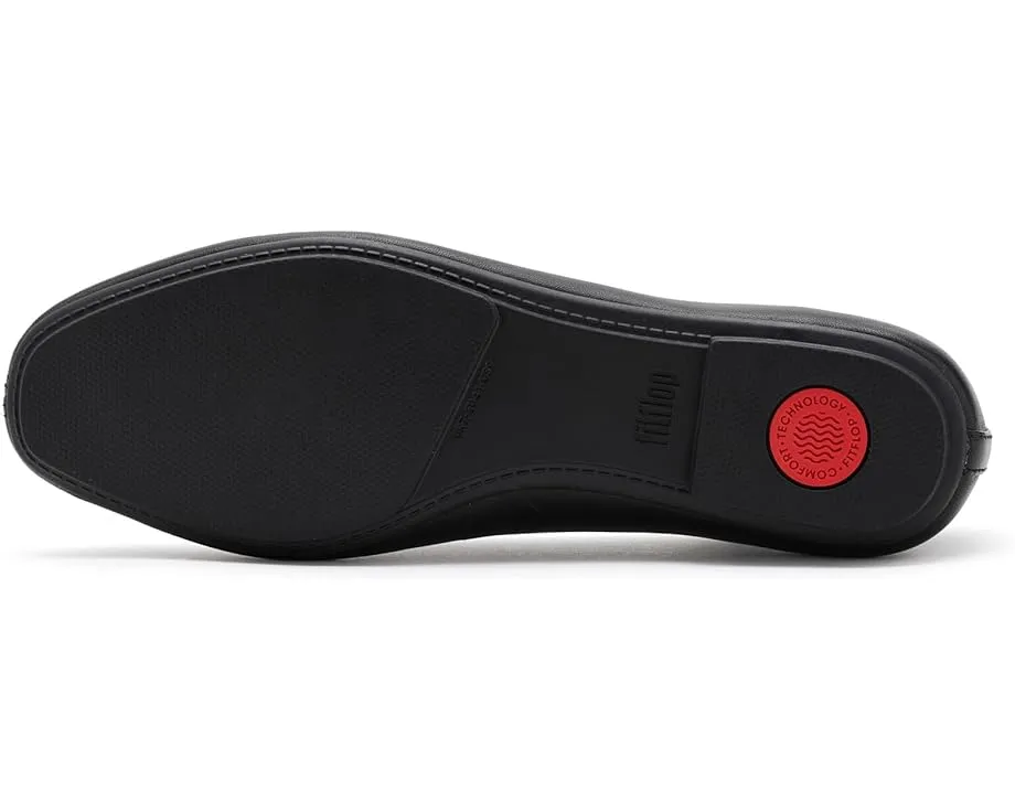 Балетки FitFlop Delicato с высоким вырезом из мягкой кожи