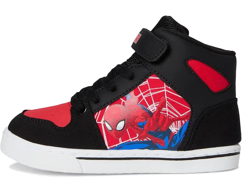 Кроссовки Josmo Spiderman высокие для детей с липучкой и шнуровкой