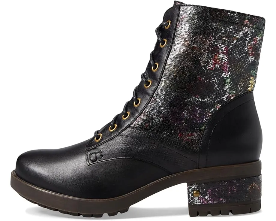 Ботильоны L'Artiste by Spring Step Marty-Met с металлическим эффектом и цветочным принтом