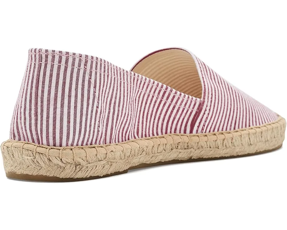 Эспадрильи Soludos Seersucker Original из хлопка с джутовой подошвой