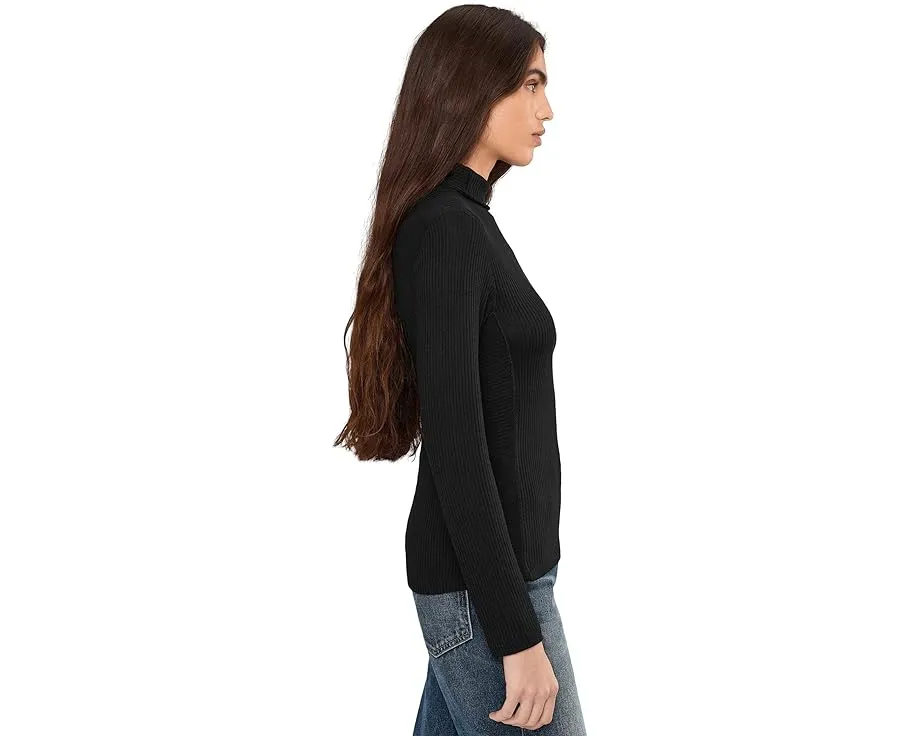 Водолазка Madewell Coverstitch с драпировкой из вискозного рубчика