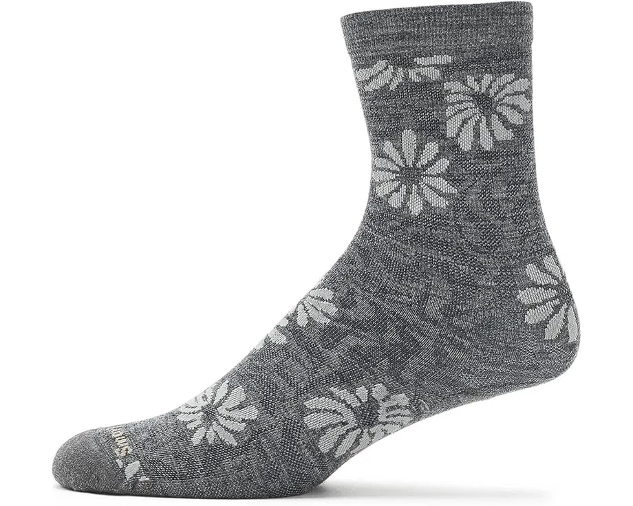Носки Smartwool Everyday Floral Crew с поддерживающей аркой из шерсти мериноса