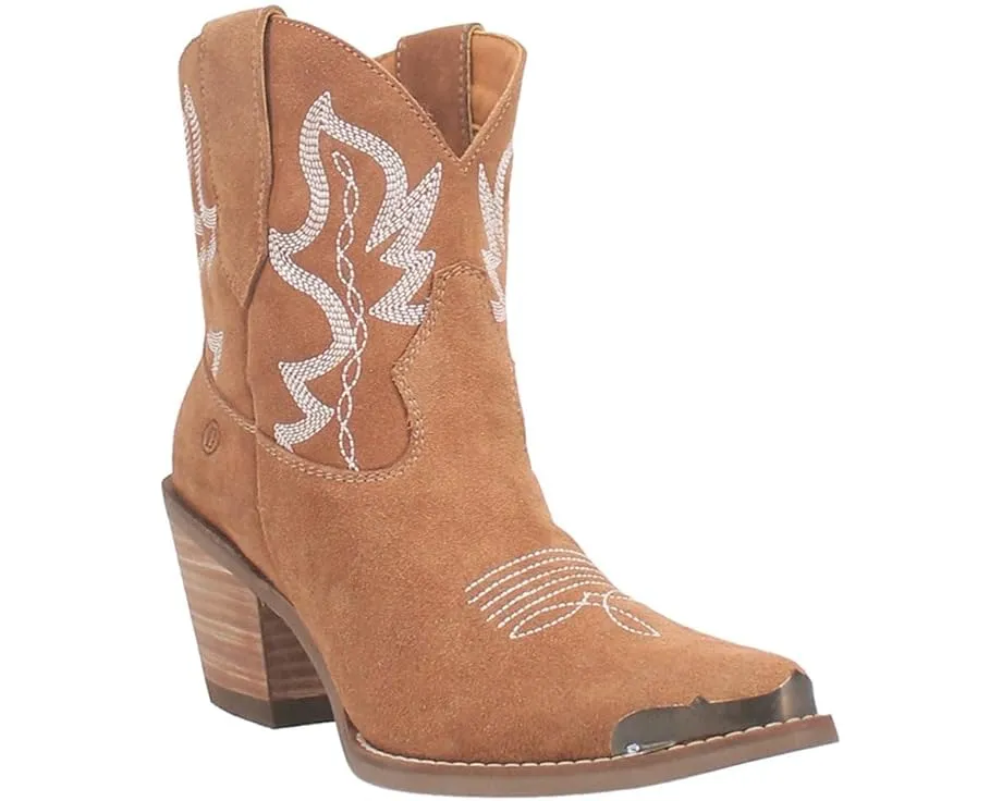 Ботильоны Dingo Joyride с замшевым верхом и вышивкой