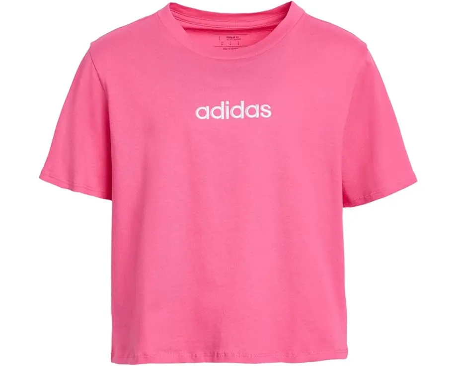 Футболка adidas Kids с вышитым логотипом из мягкого хлопкового джерси