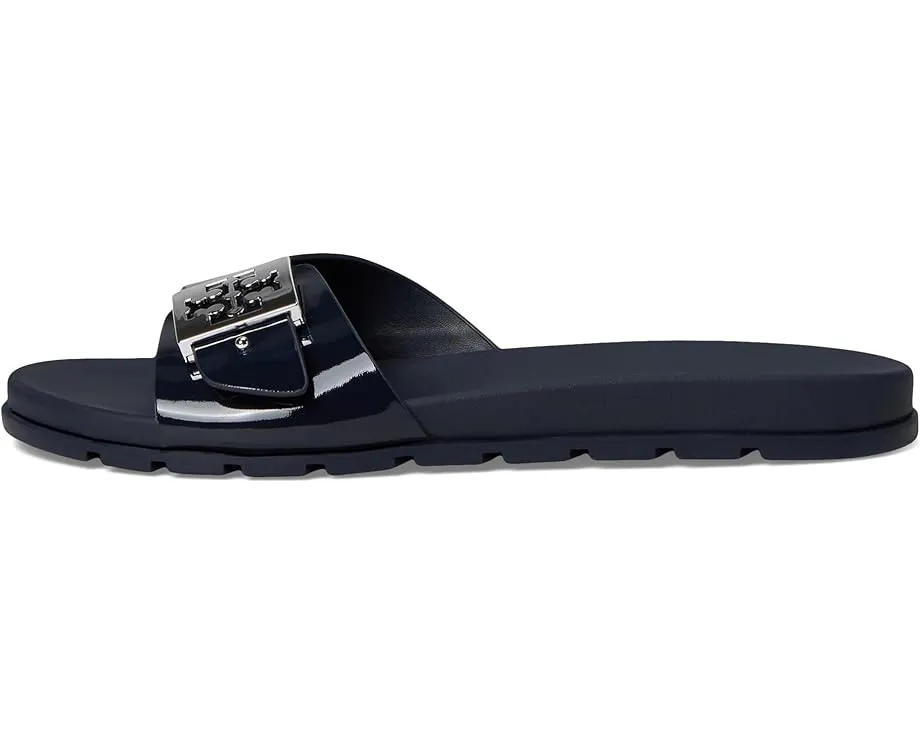 Сандалии Tory Burch Buckle Slide с водонепроницаемым верхом и стелькой из EVA