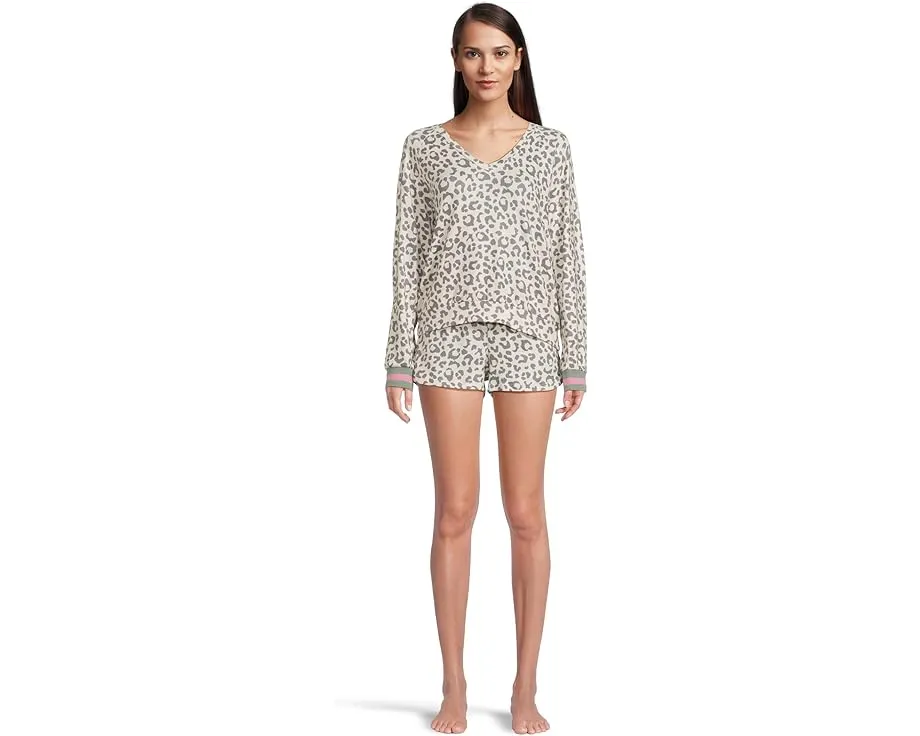 Пижамный комплект P.J. Salvage Life In Leopard с леопардовым принтом
