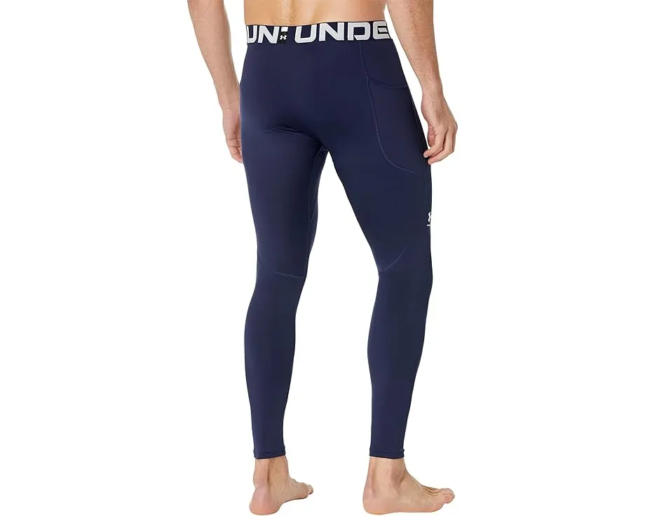 Леггинсы Under Armour ColdGear Armour с двуслойной тканью и сетчатыми вставками