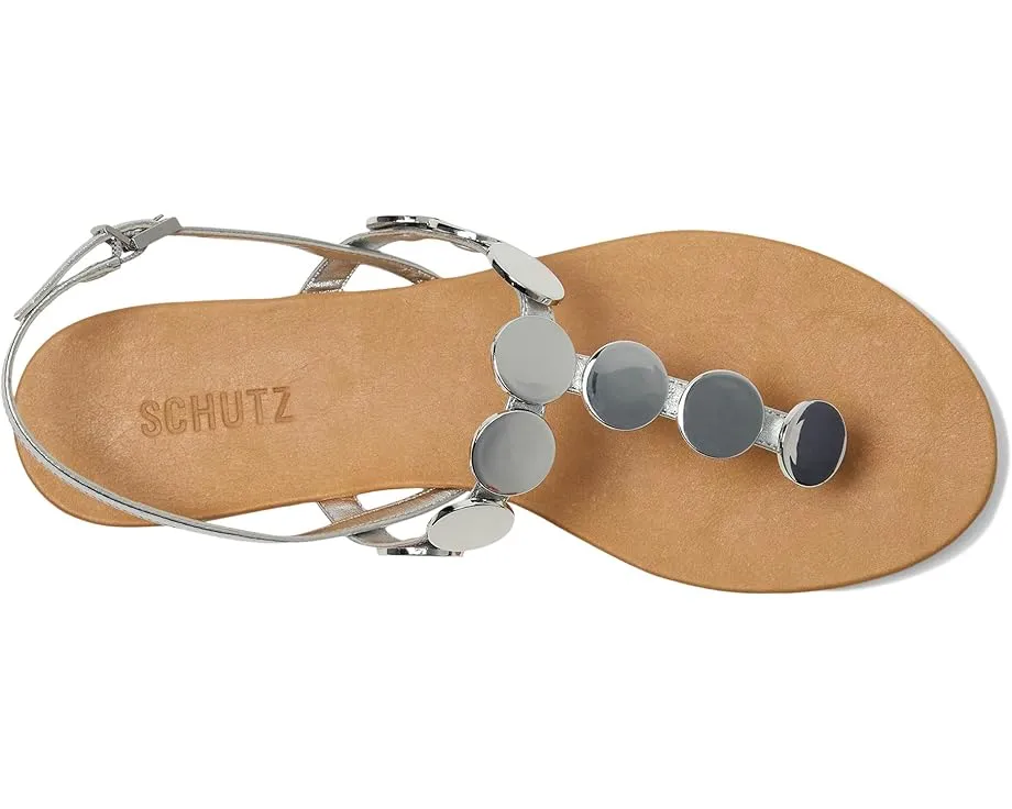 Босоножки Schutz Acacia T с металлическим верхом и декором