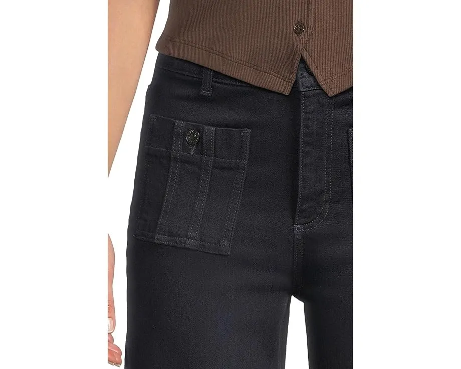 Джинсы Anessa 31 с высокой талией и шовными накладными карманами