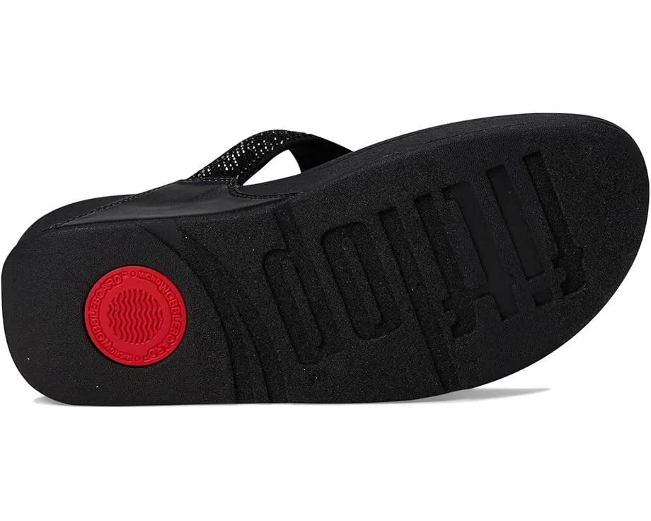 Сандалии FitFlop Lulu с кристаллами и анатомической стелькой MicroWOBBLEBOARD