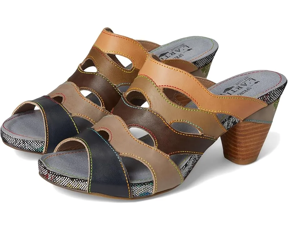 L'Artiste by Spring Step Сандалии Pita с волнообразным верхом и конусным каблуком