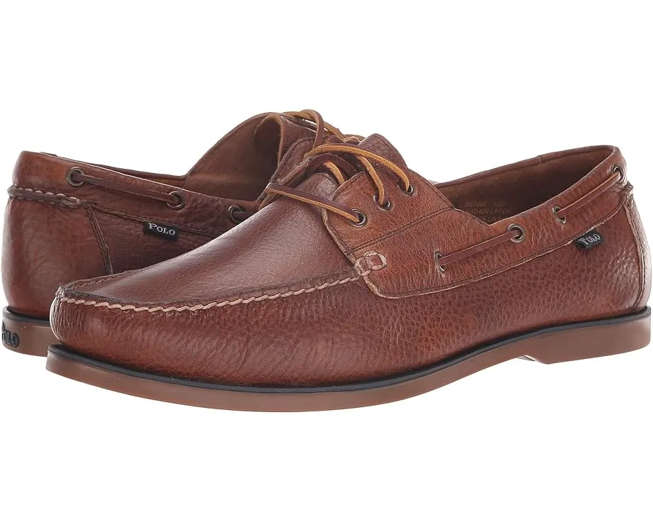 Ботинки Bienne Boat Shoe из мягкой кожи с логотипом Polo Ralph Lauren