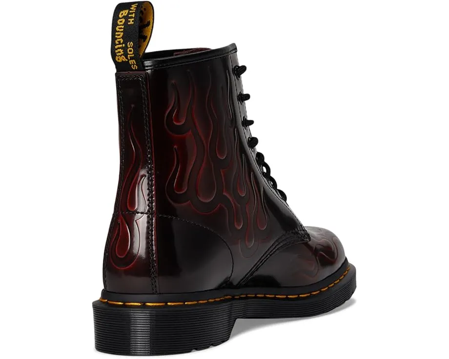 Ботинки Dr. Martens 1460 Inferno из кожи Arcadia с тиснением пламени