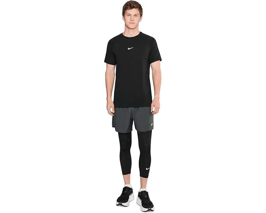 Nike Pro Dri FIT лосины 3/4 для фитнеса с боковым карманом