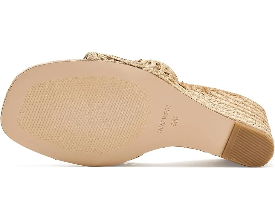 Туфли Nimma с открытым носком и танкеткой Nine West