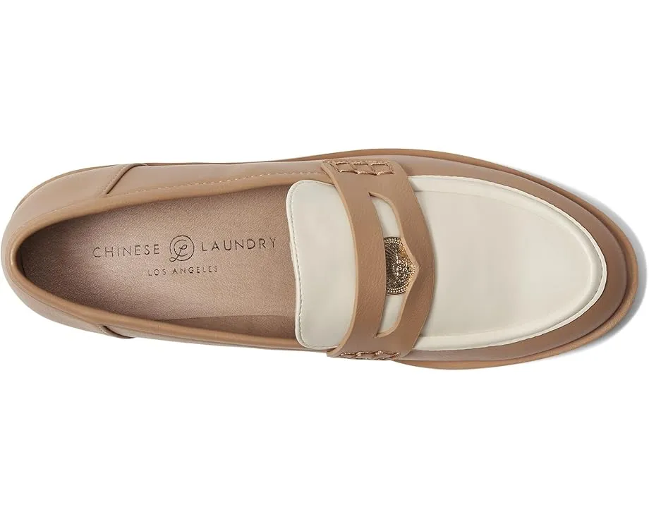 Лоферы Chinese Laundry Porter с металлическим эффектом и прорезью для монеты