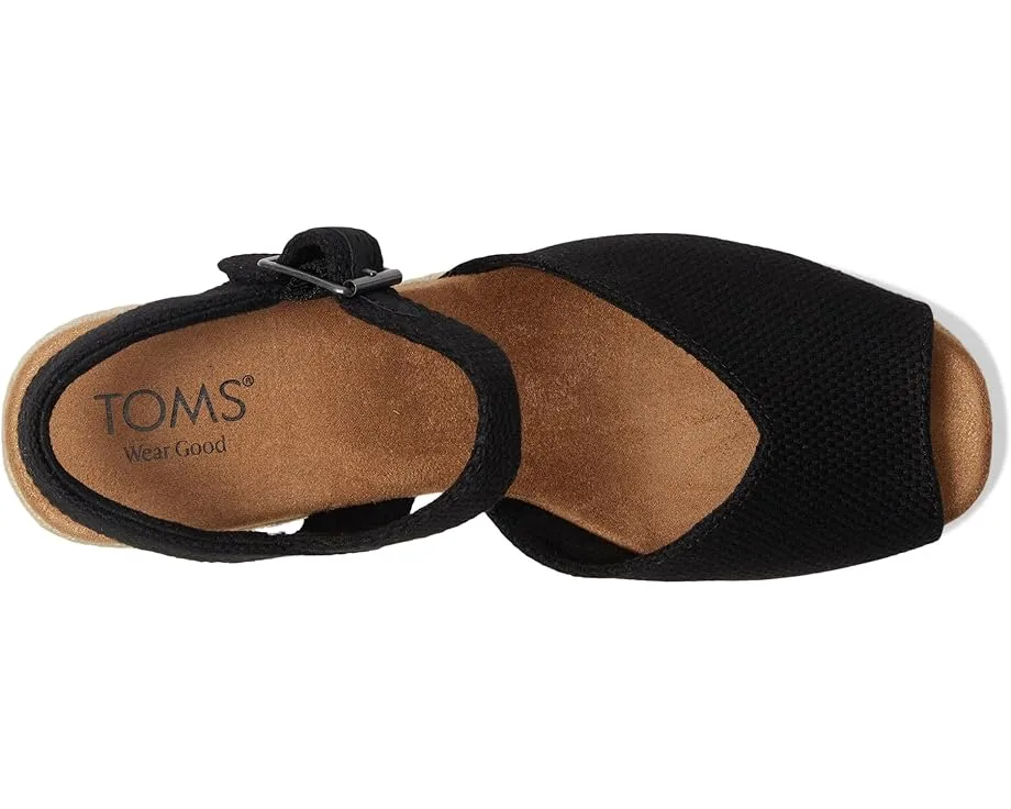 Босоножки TOMS Isla Peep Toe на платформе с открытым носком