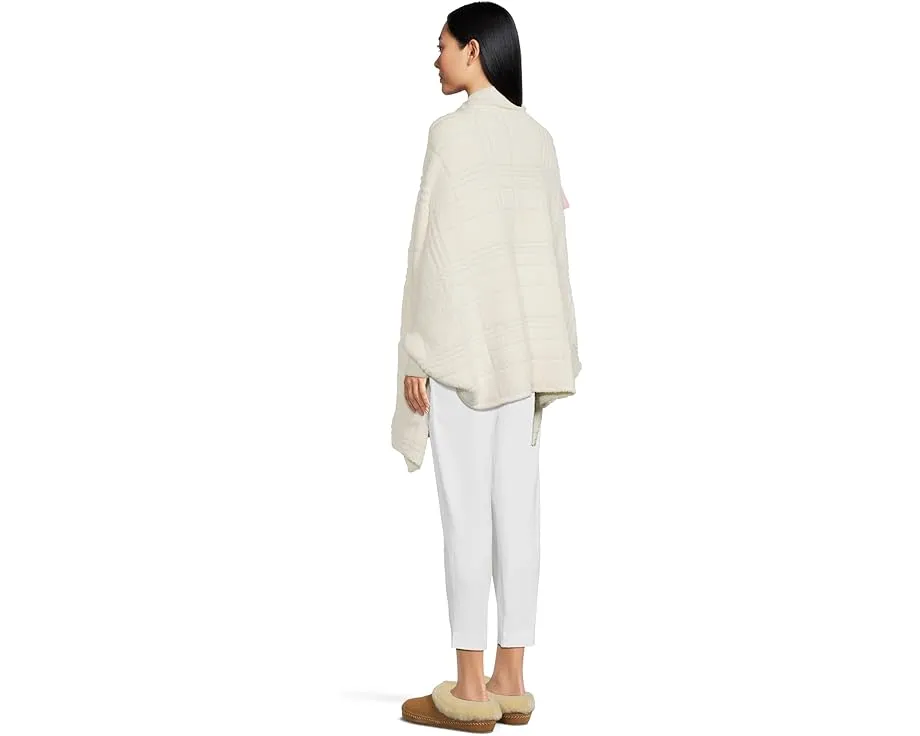 Плед-накидка CozyChic Cotton Tonal Plaid Barefoot Dreams с клетчатым принтом