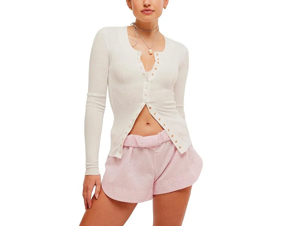 Кардиган Free People Going Places Cardi на пуговицах с V-образным вырезом