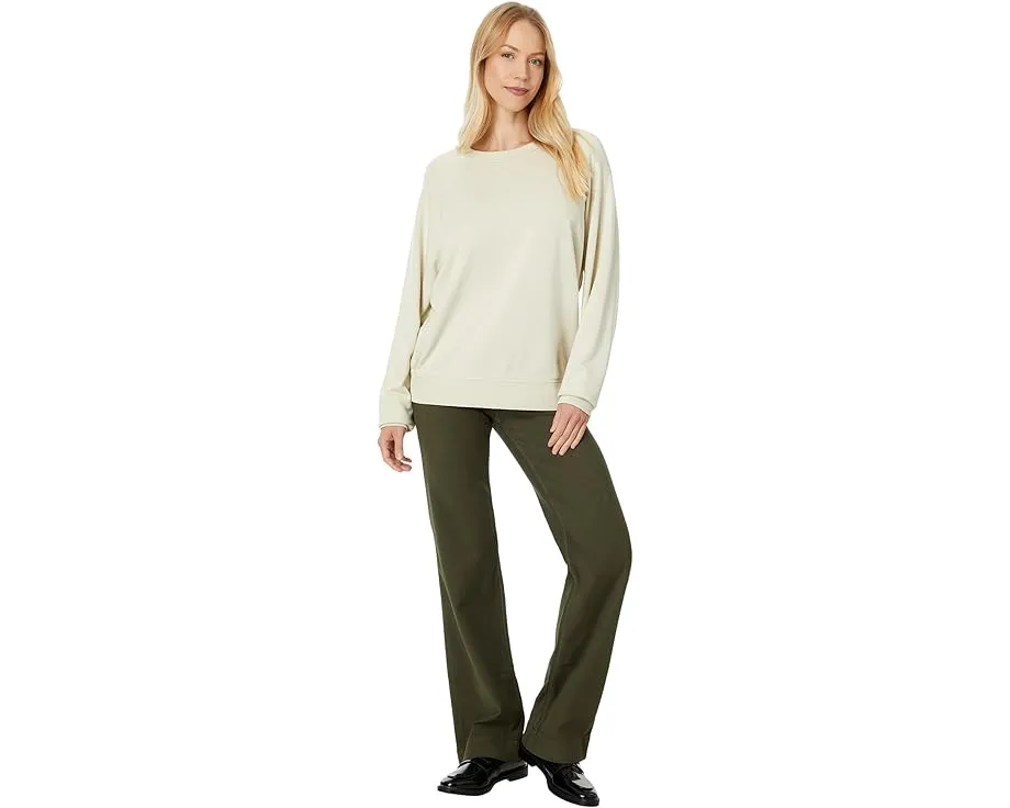 Faherty брюки Stretch Terry Patch Pocket с широкими штанинами и четырьмя карманами