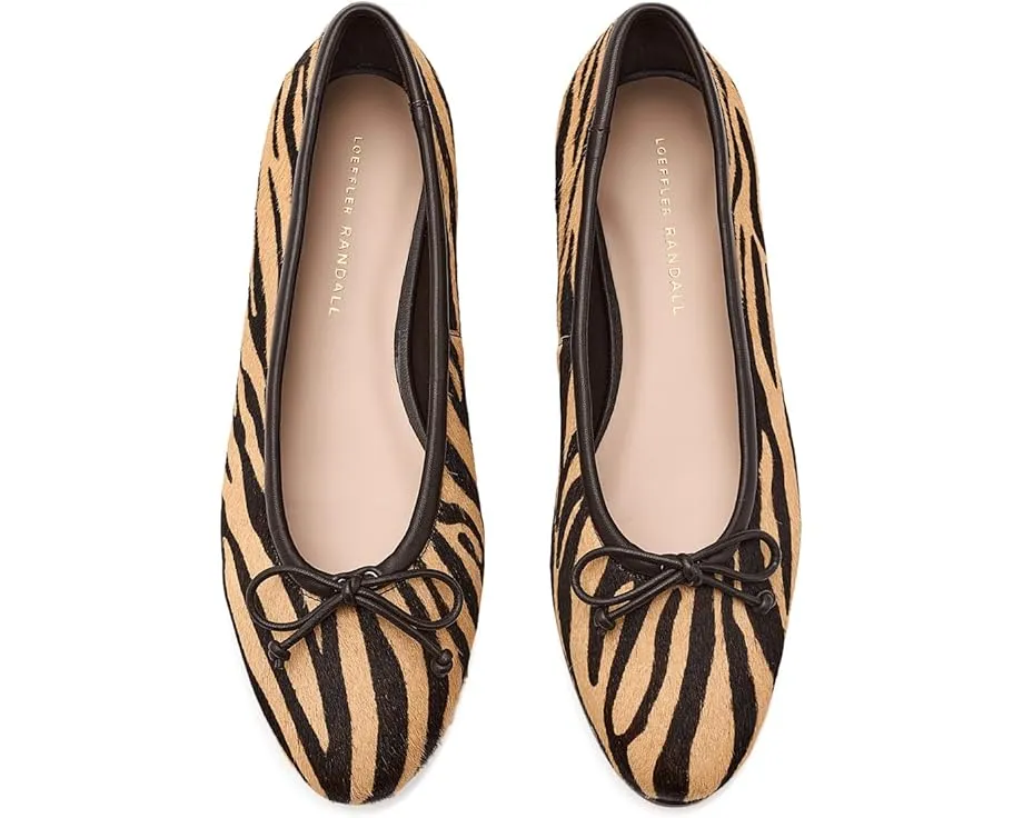 Балетки Loeffler Randall Noelle Flat из мягкой кожи с бантом