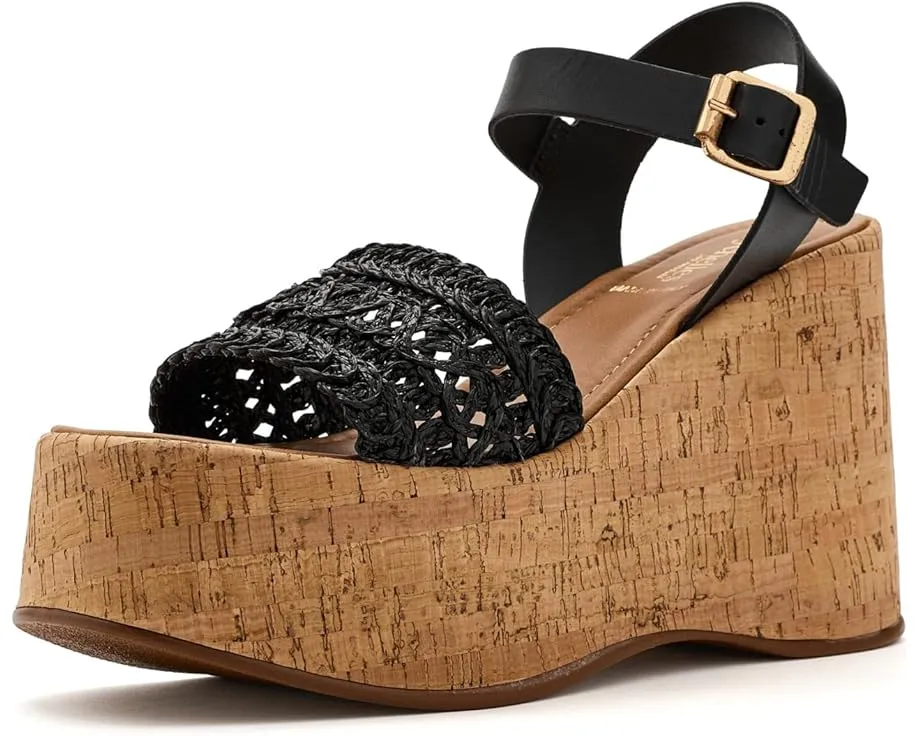 Босоножки Willow на платформе с плетеным верхом и регулируемым ремешком Seychelles