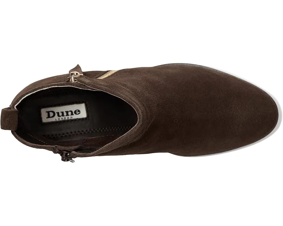 Ботинки Dune London Paicing из замши на платформе с боковой молнией