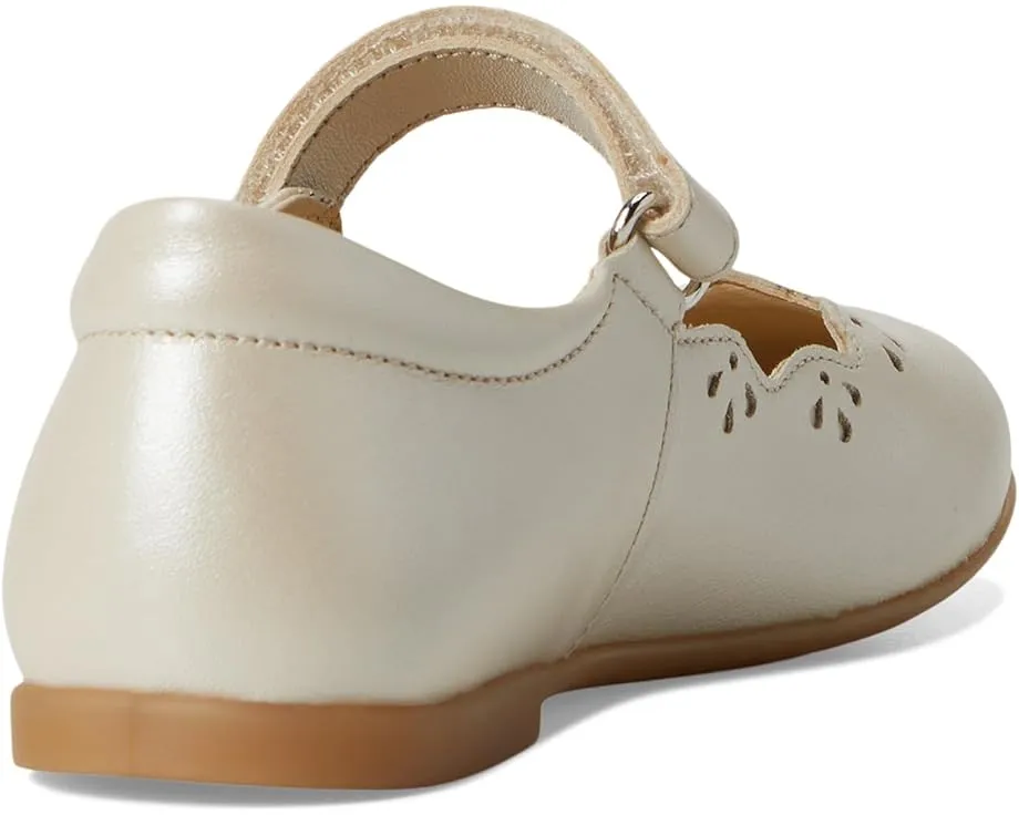 Детские балетки Naturino Olya с перфорацией и ремешком на липучке