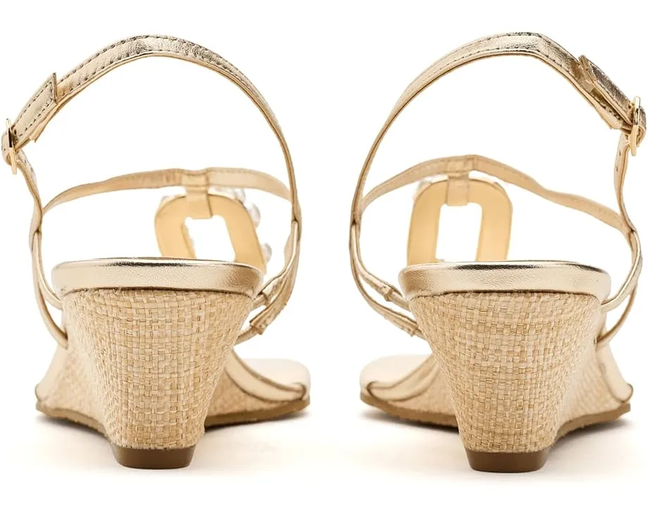 Туфли Lilly Pulitzer Good As God на платформе с жемчугом и стразами