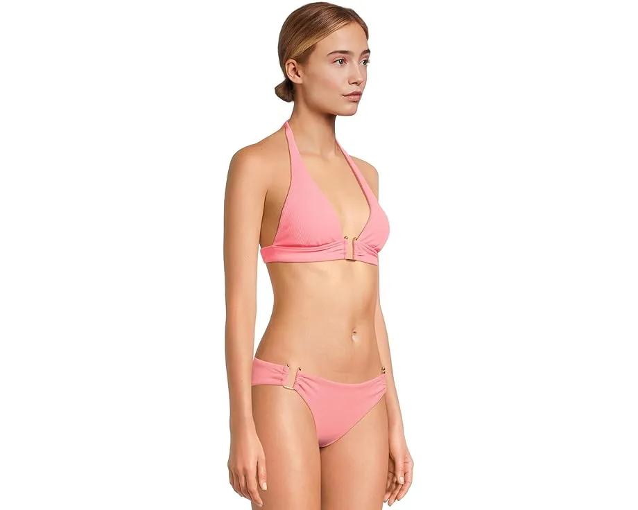 Топ BECCA на бретелях с U-образной пряжкой и текстурированной резинкой