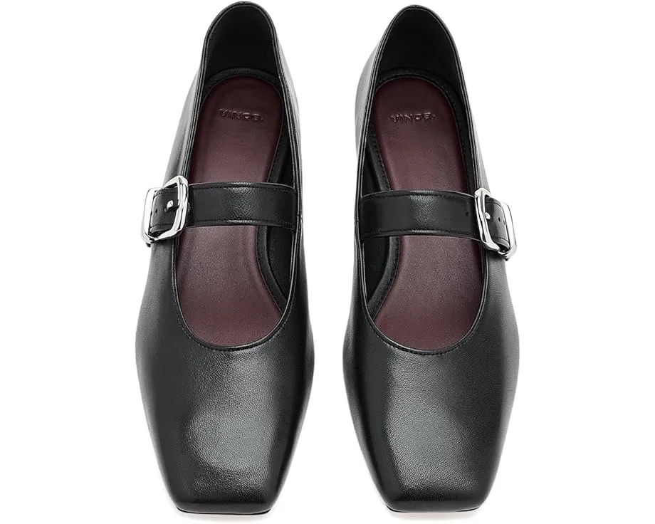 Туфли Vince Daniela Mary Jane с квадратным носком и крупной пряжкой