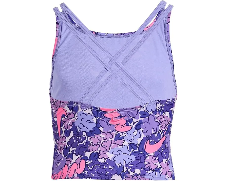 Nike Kids Комплект мидкини Doodle Floral с перекрестными лямками и сплошной подкладкой