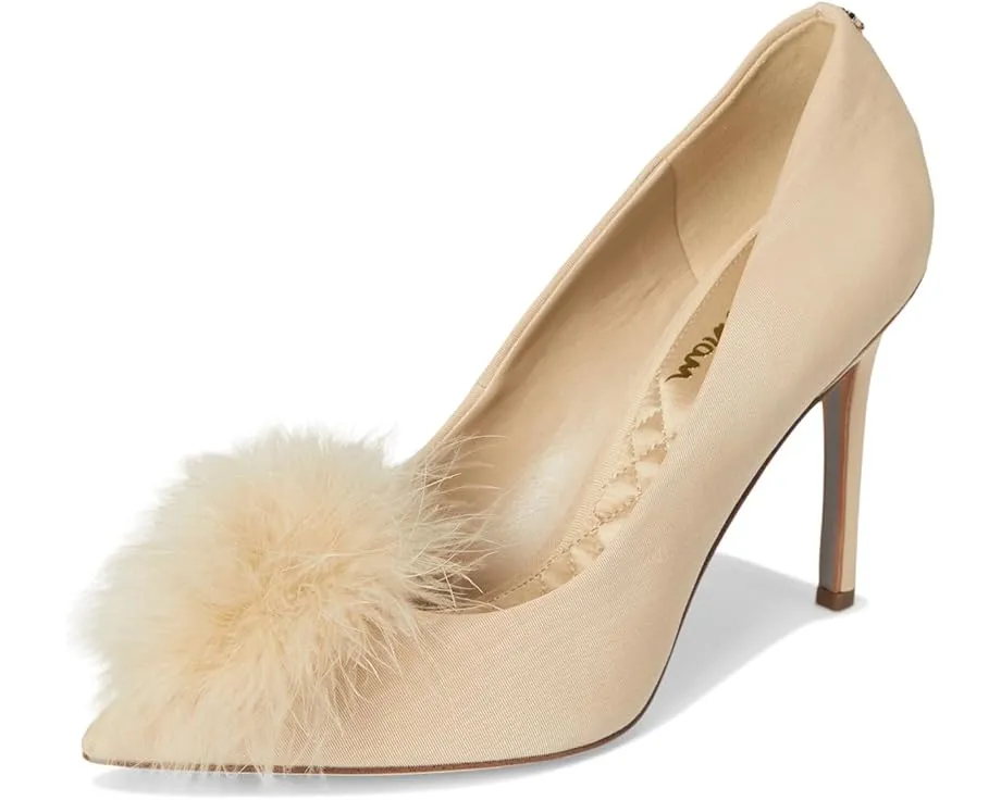 Туфли Sam Edelman Hazel Plush на шпильке с помпоном из искусственного меха