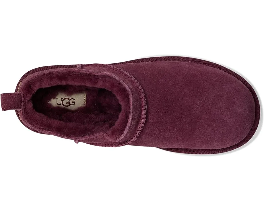 Угги UGG Classic Micro из натуральной замши с подкладкой из овчины и подошвой из сахарного тростника