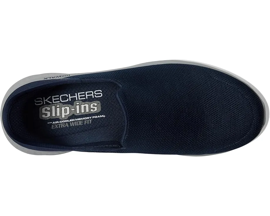 Бесконтактные слипоны SKECHERS Go Walk Flex с гелевой подушкой в пятке и стелькой из пены с эффектом памяти
