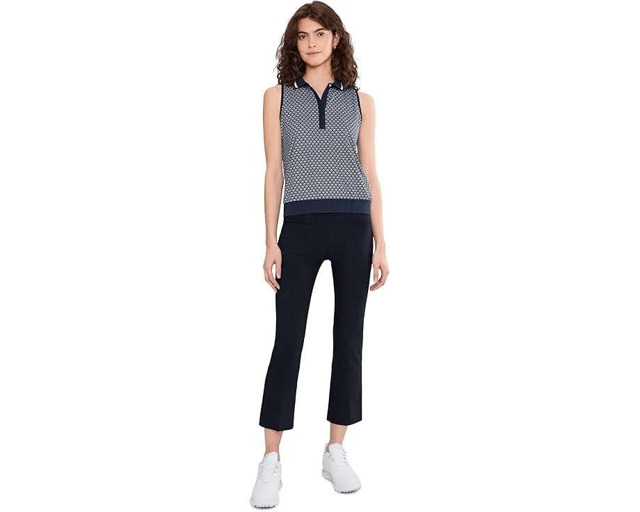 Поло Callaway Sleeveless Scarf Geo без рукавов с рельефным воротником