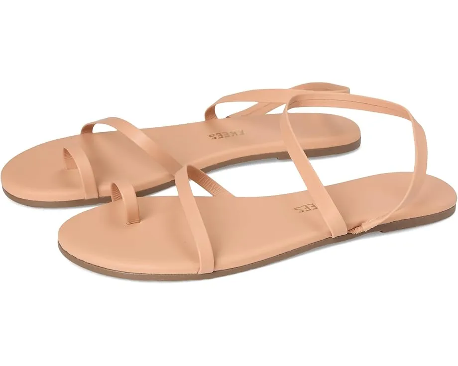 Сандалии TKEES Mia Napa из кожи с тремя тонкими ремешками