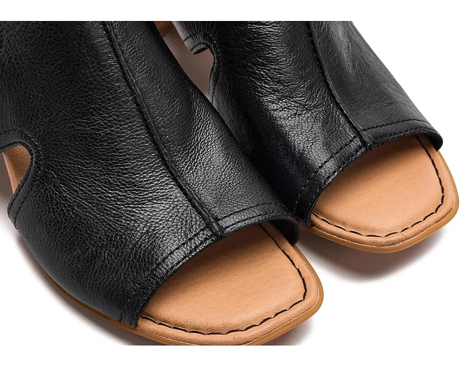 Сандалии Born Swinton с каблуком из натурального дерева