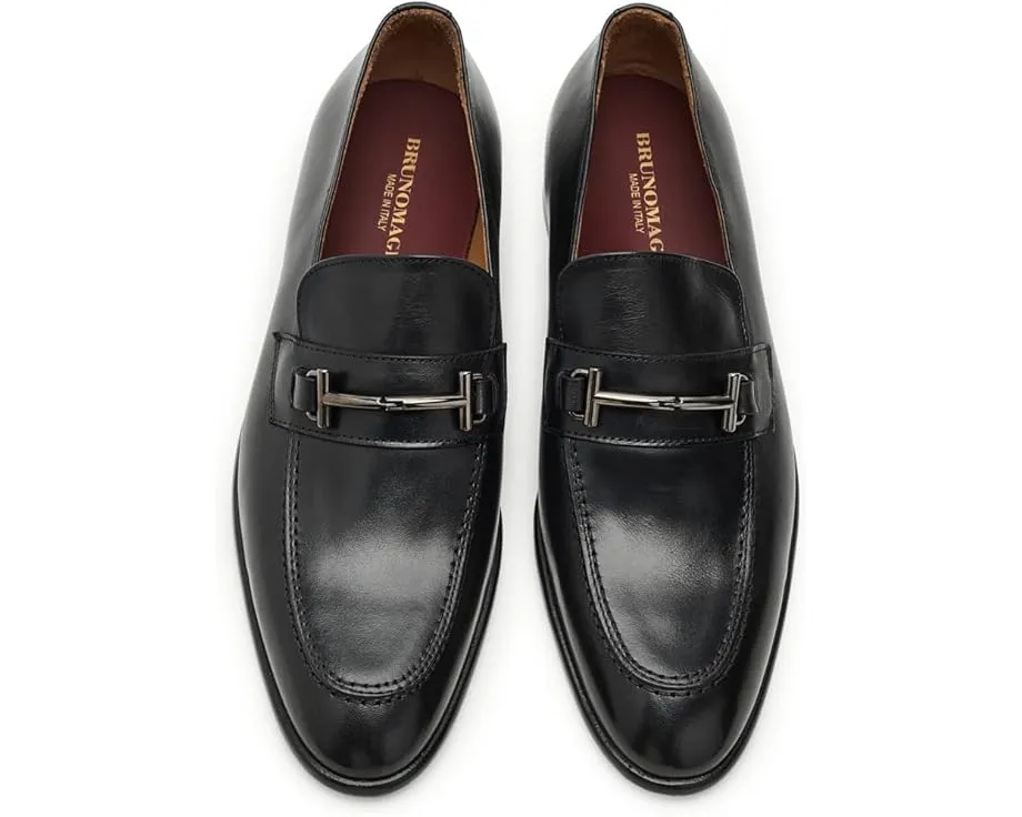 Бруно Магли Sante лоферы с двойной эластичной вставкой и традиционной деталью Bit