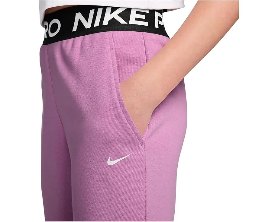 Джоггеры Nike Kids Pro Fleece Dri-FIT с эластичными манжетами