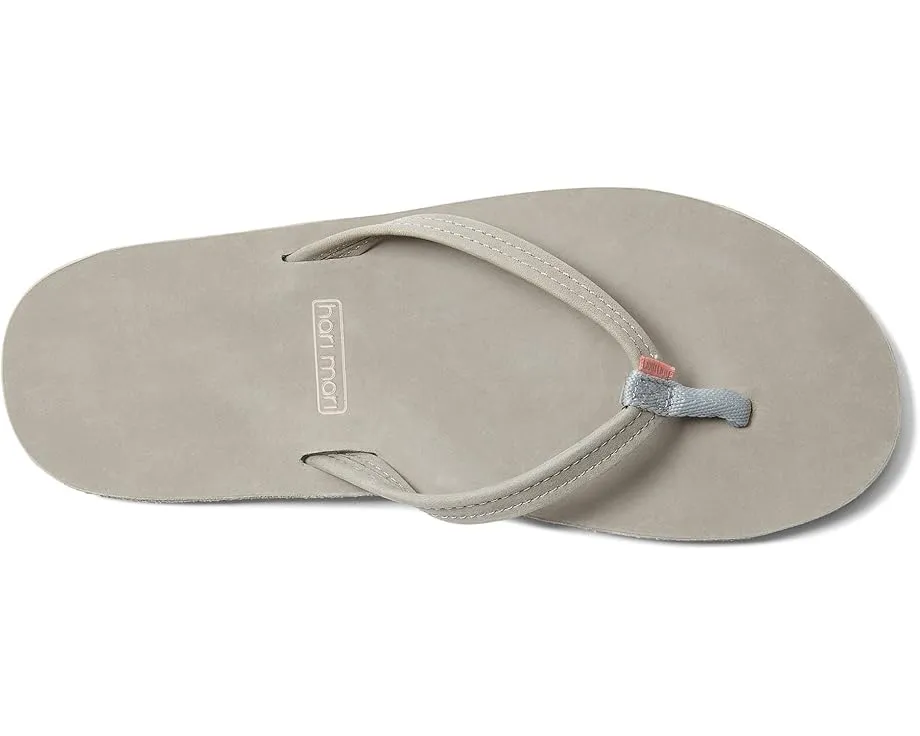 hari mari Пляжные шлепанцы Fields с ремешками из натуральной кожи и памятью формы