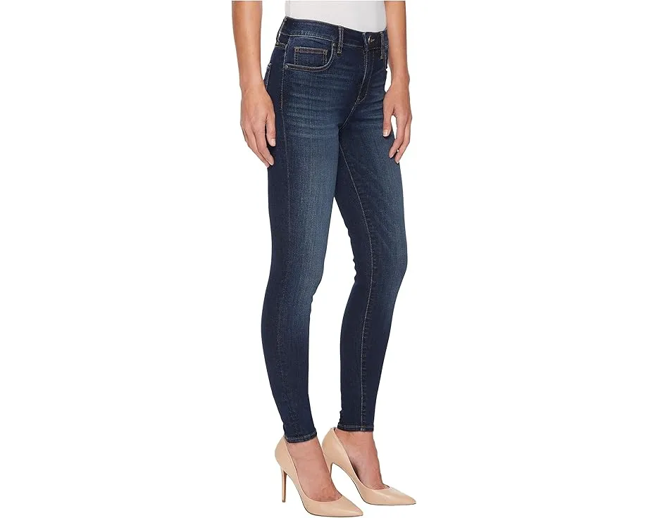 Джинсы KUT from the Kloth Mia с завышенной талией и укороченным skinny-кроем