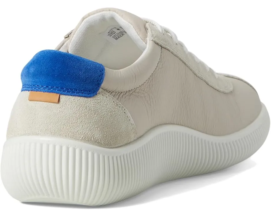 Кроссовки ECCO Soft Zero Lace Up из зерненой кожи с полиуретановой подошвой