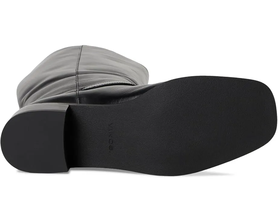 Высокие ботинки Vince Leighton Zip из замши с боковой молнией