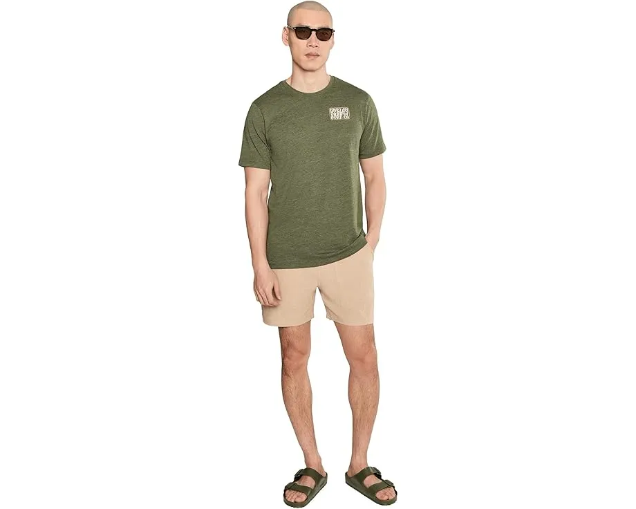 Футболка Hurley Skyline Slub Short Sleeve с принтом