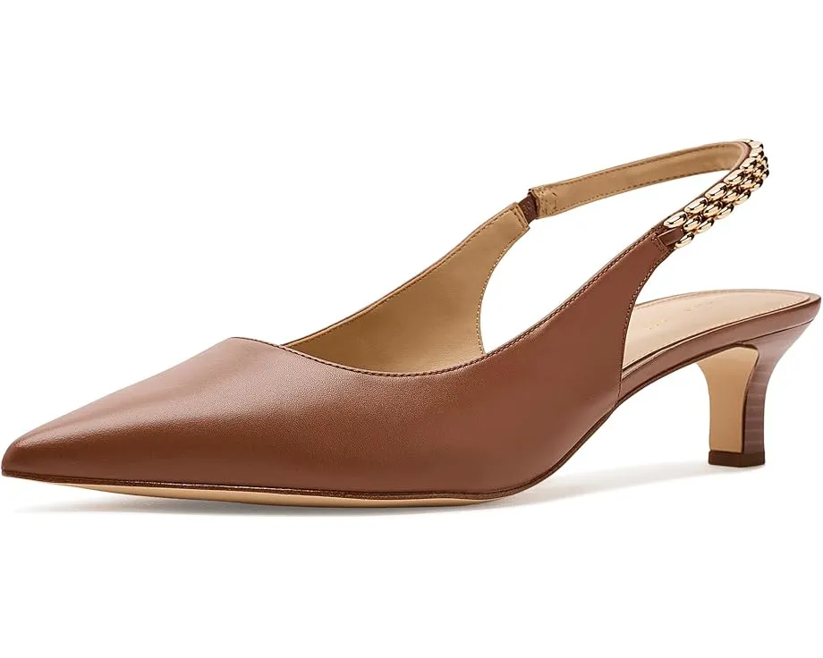 MICHAEL Michael Kors туфли Marcia Kitten Sling Pumps с цепочкой на шпильке